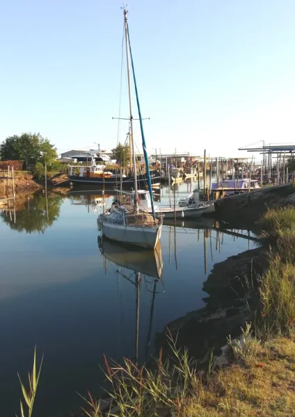 Se balader à vélo autour du port ostréicole à gujan mestras 
