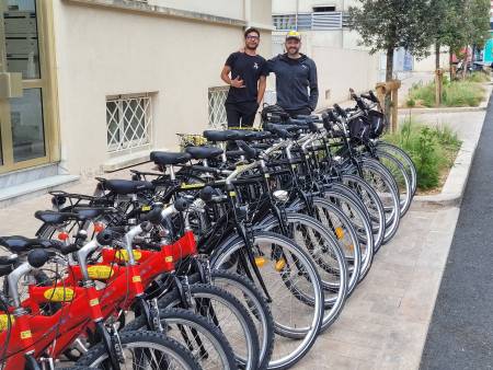 Notre zone d'activité pour ce service Location de vélos avec assistance crevaison incluse